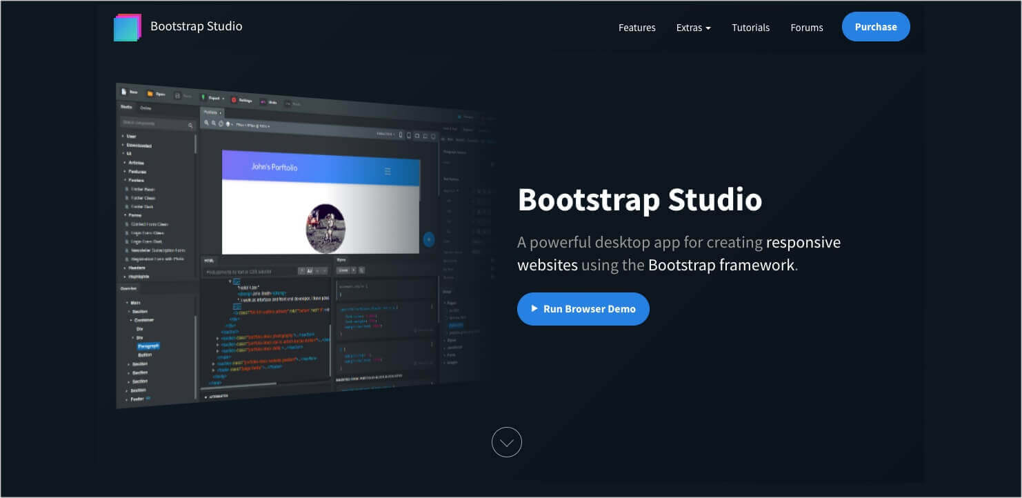 instal the last version for ipod Bootstrap Studio 6.4.5